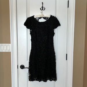 Lulus Romance Language Black Backless Lace Dress